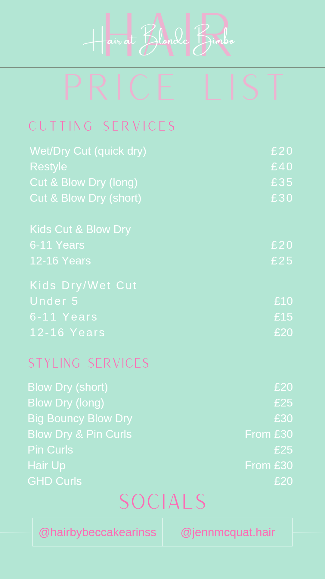 Digital Pricelist/Flyer