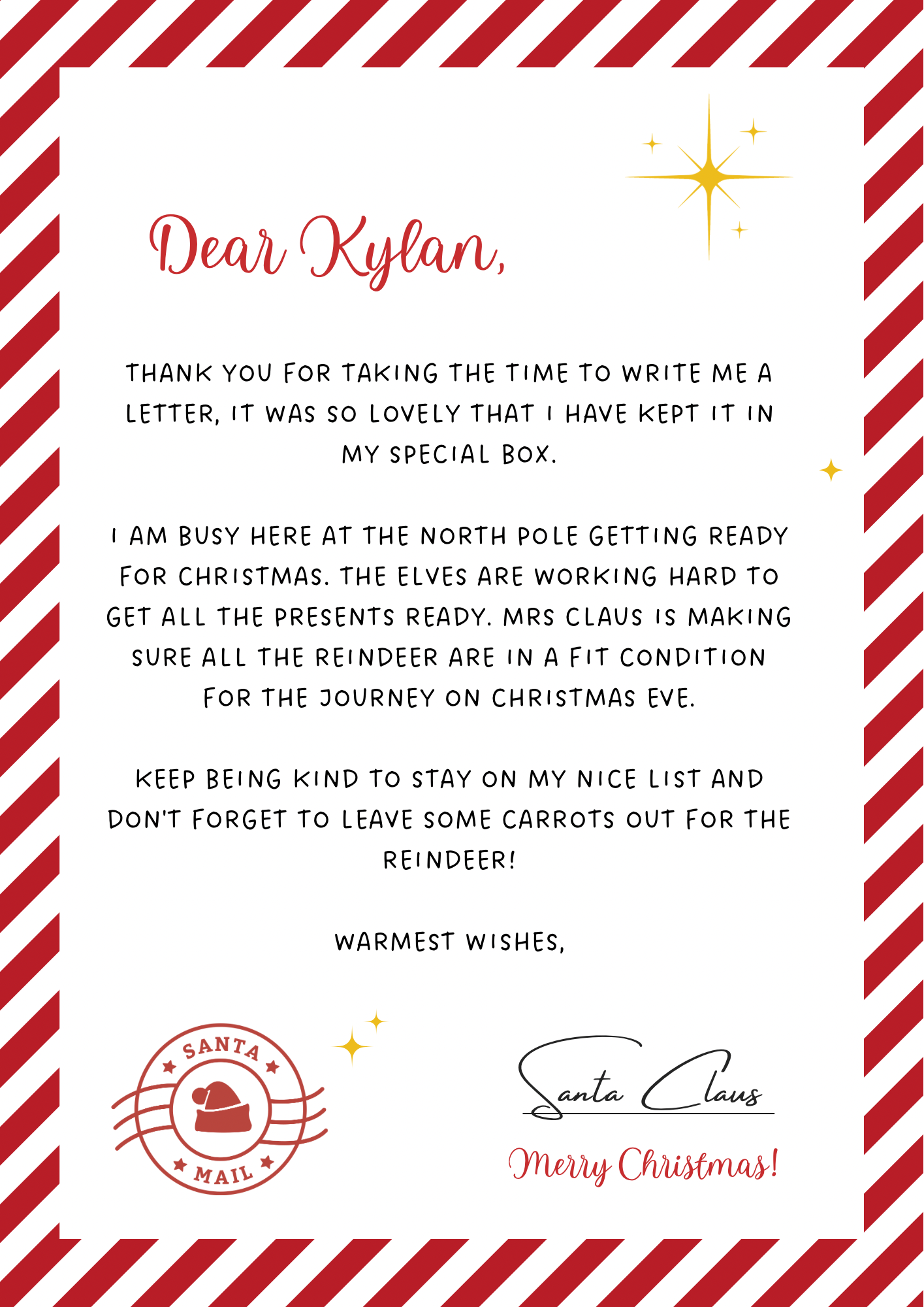 Santa Letter