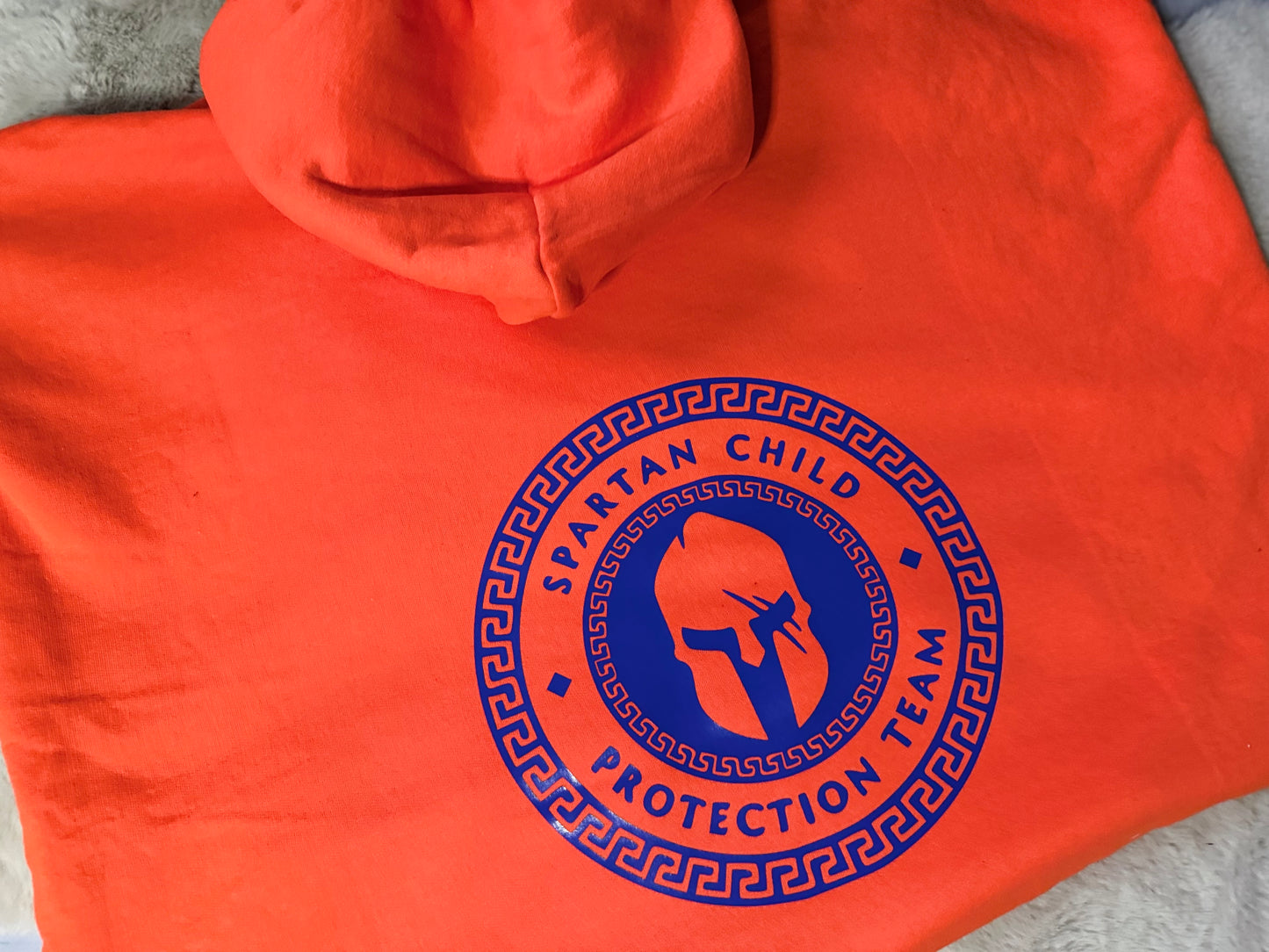 Orange Spartan Hoody