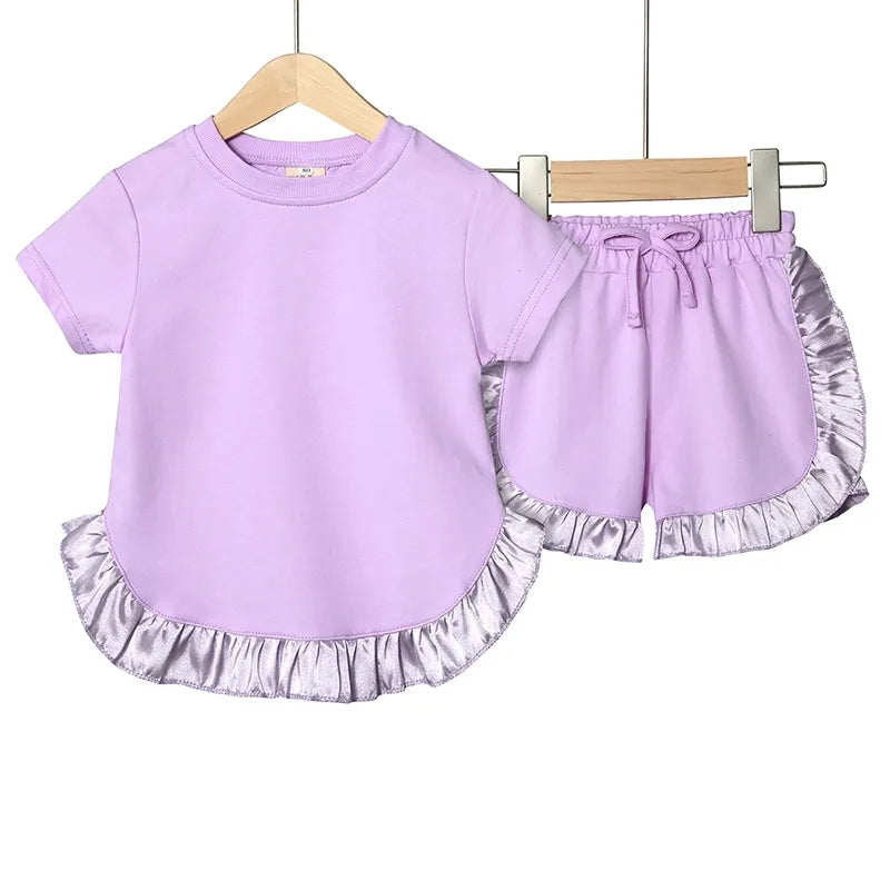 Ruffle Short Set