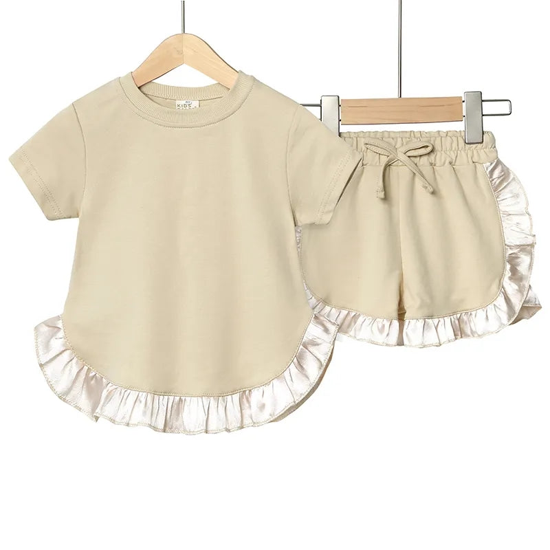 Ruffle Short Set