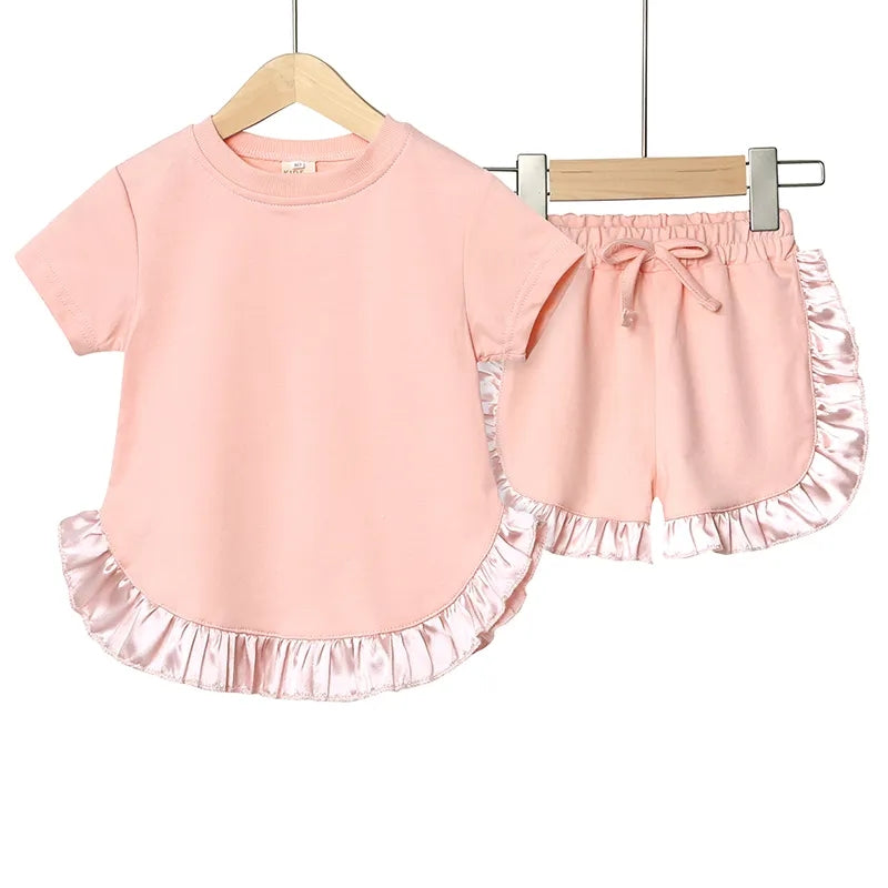 Ruffle Short Set