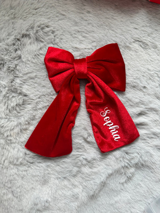 Velour Bow