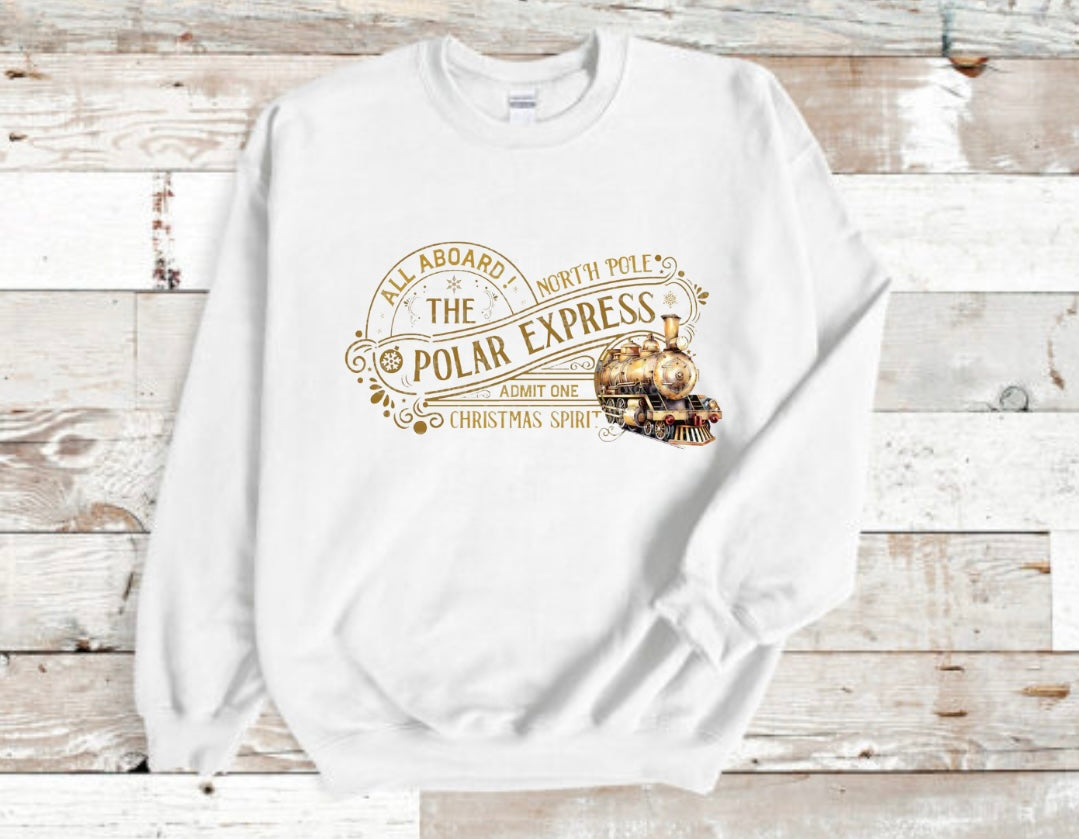 Gold Train Sweater