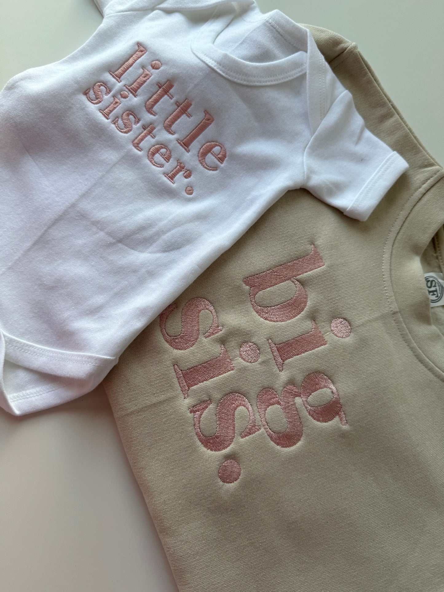 Embroidered Sibling Set